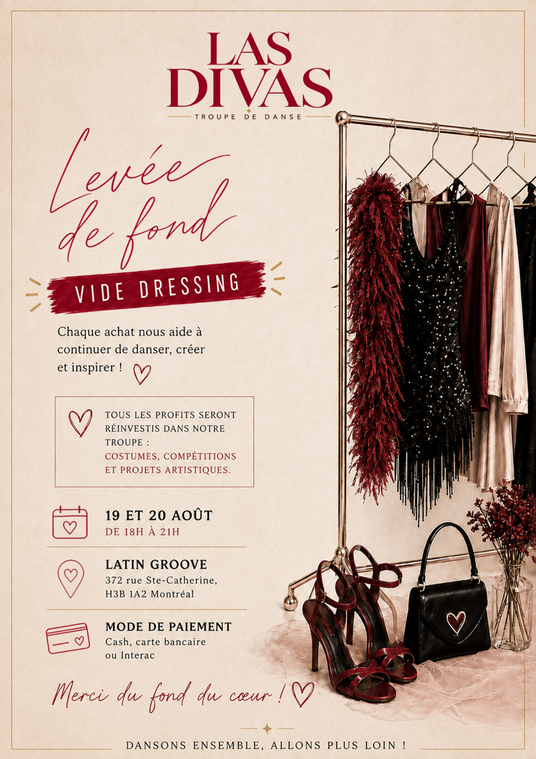 Affiche levée de fonds Las Divas