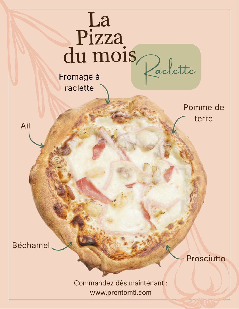 Affiche Pizza du mois